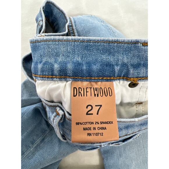 Driftwood Denim Jackie Jeans Lace Hem Women's 27 / 4 Boho Romantic Capsule - Picture 6 of 10